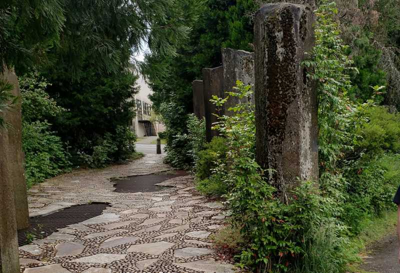 Waterworks Garden Basalt Columns